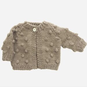 Box#5 Brown Popcorn Knit Sweater